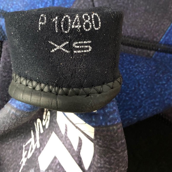 Wetsuit Full Suit 4/3mm No Zip Buell Striped - Picture 10 of 11